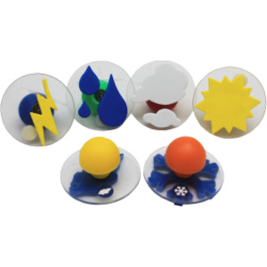 Estampadores Gigantes - Patrones Meteorológicos - Juego de 6