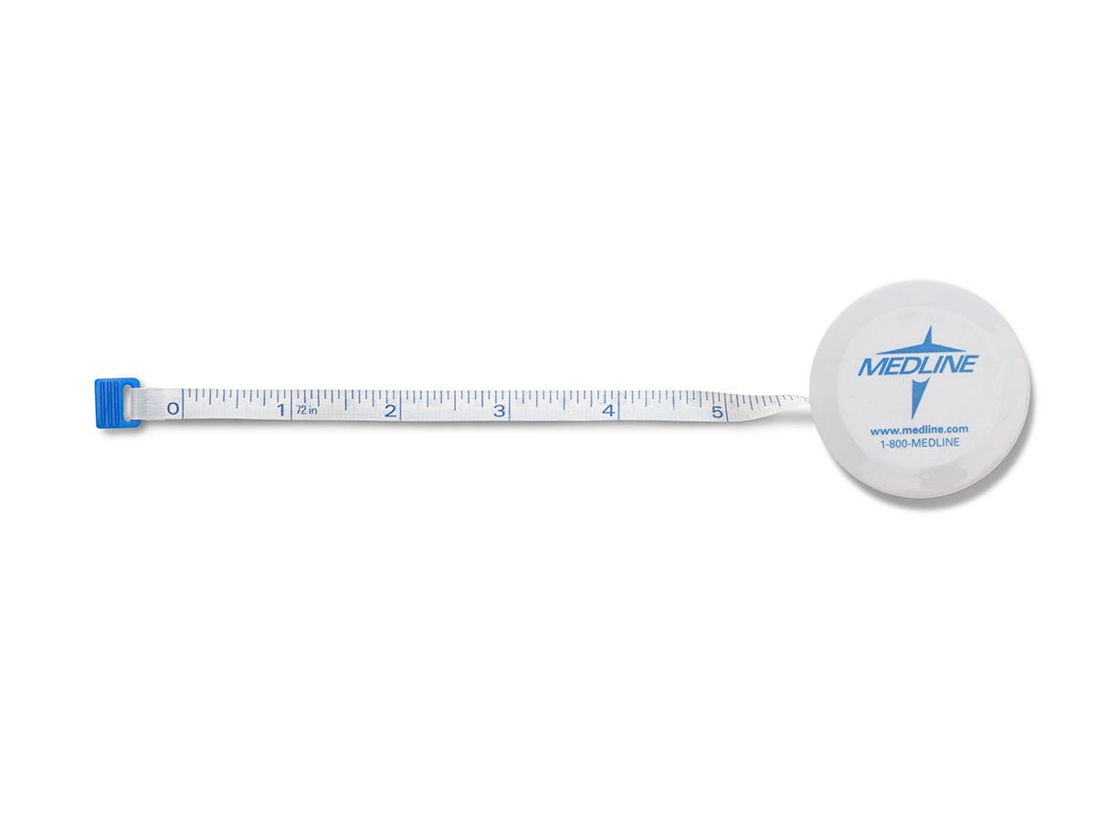 Medline TAPE MEASURE, CLOTH PLAS CS RETR 72" (6/BX)