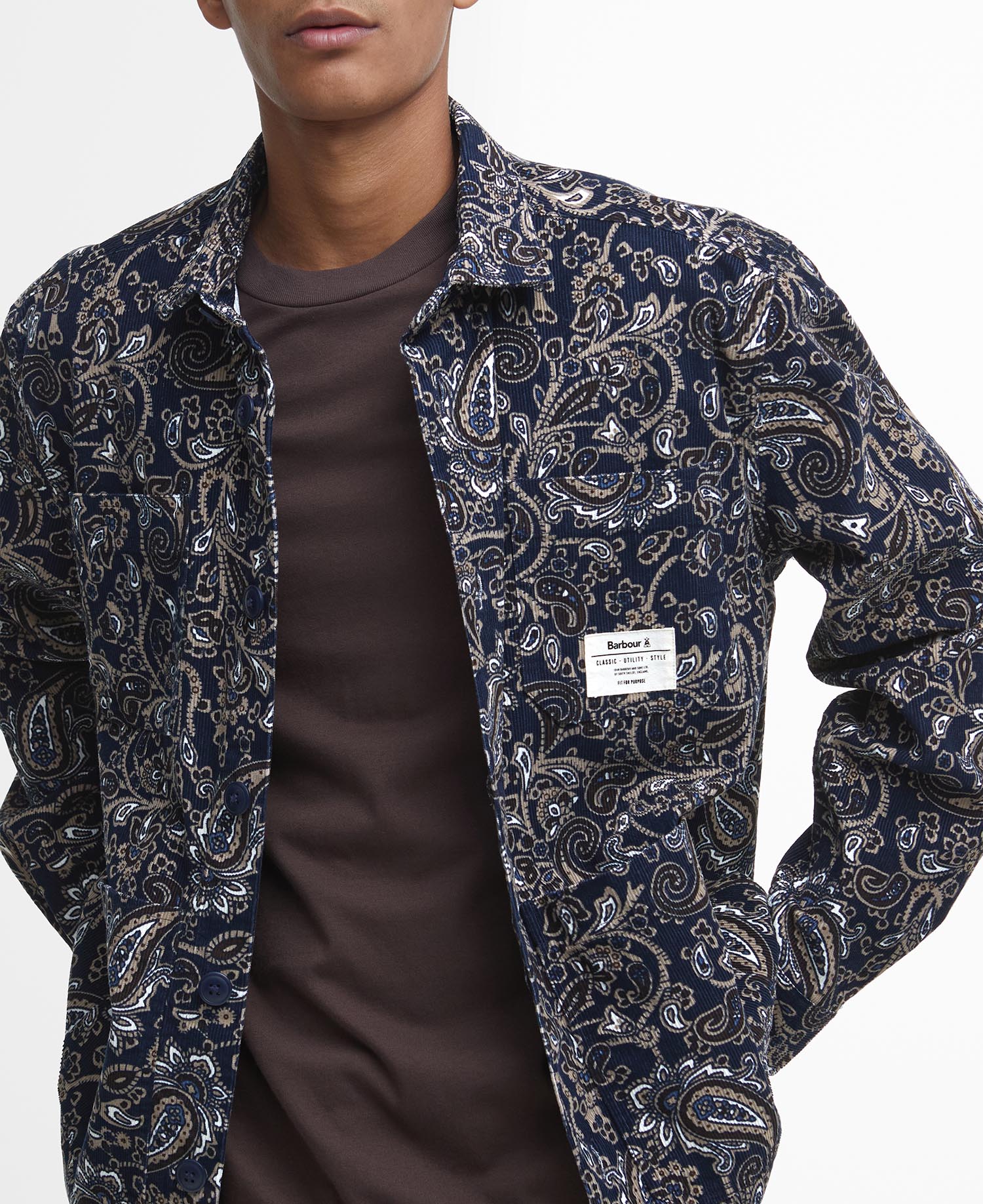 Brignall Cord Overshirt image number 5