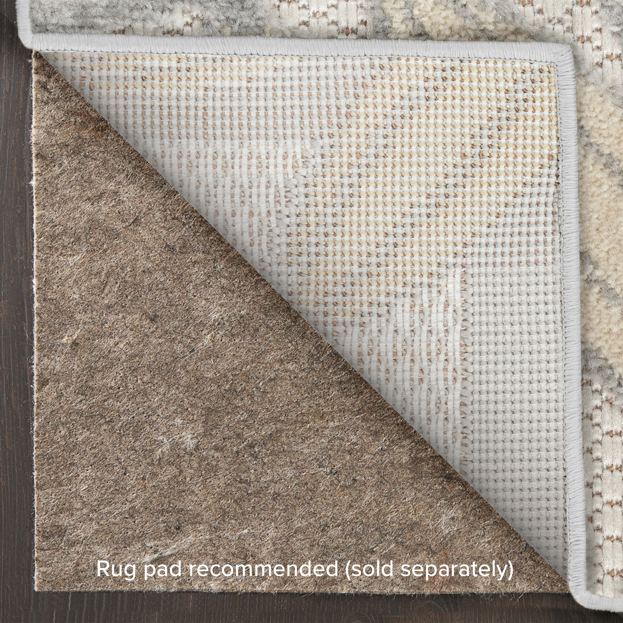 Nourison Aloha 5'3" x 7'5" Blue Mocha Outdoor Rug