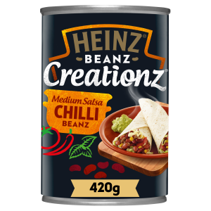  Heinz Beanz Creationz® Medium Salsa Chilli Beanz 420g 