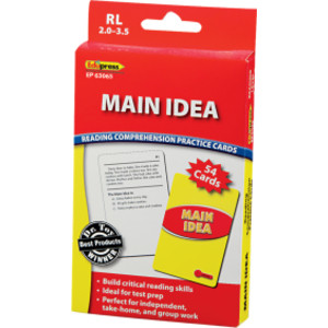 Main Idea Practice Cards, Levels 2.0-3.5