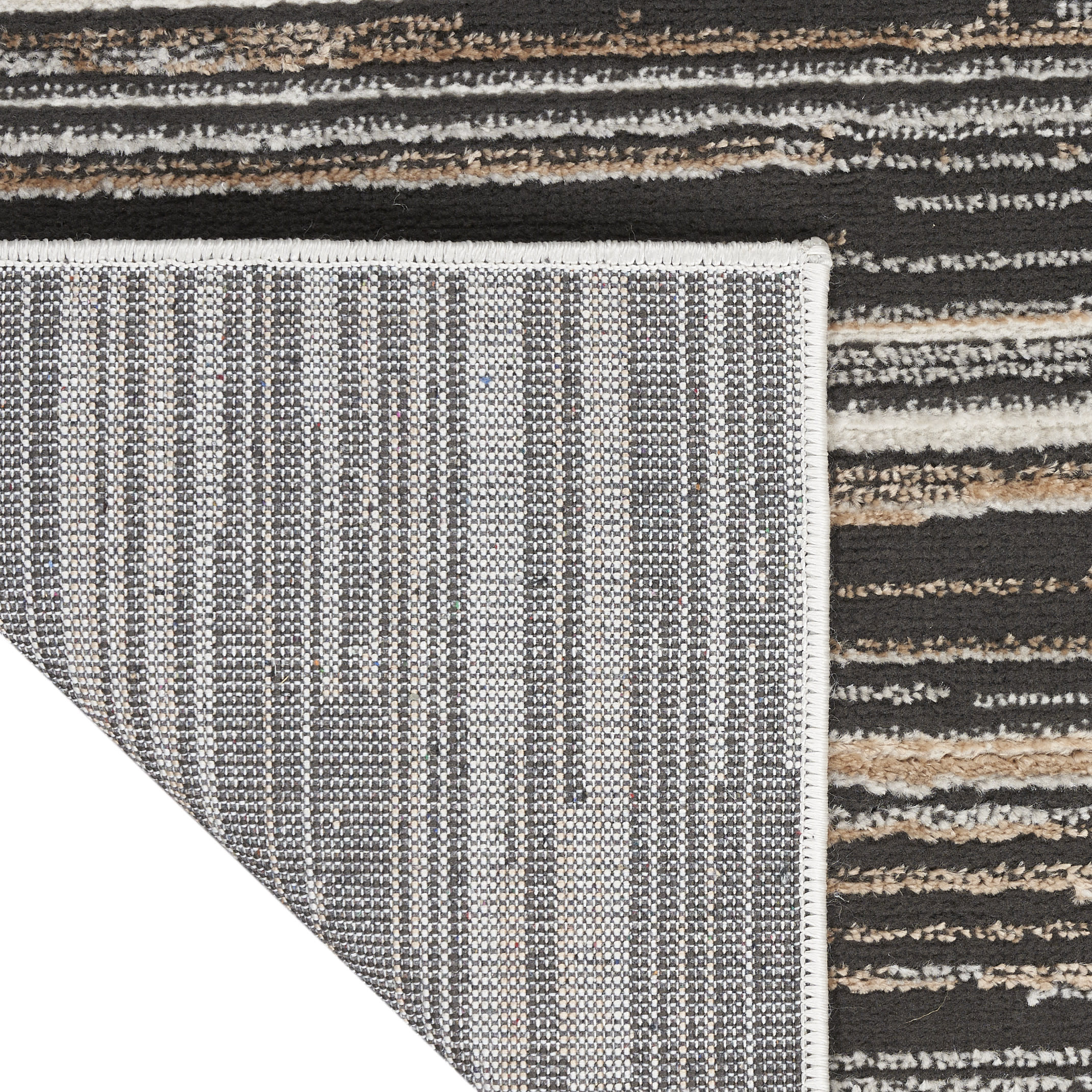 Calvin Klein CK029 Captivating 3'2" x 5' Mocha Modern Indoor Rug