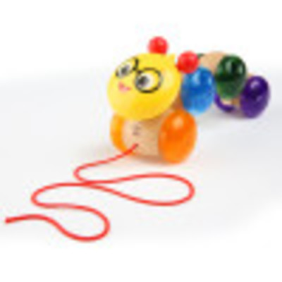 Inch Along Cal™ Wooden Pull Toy