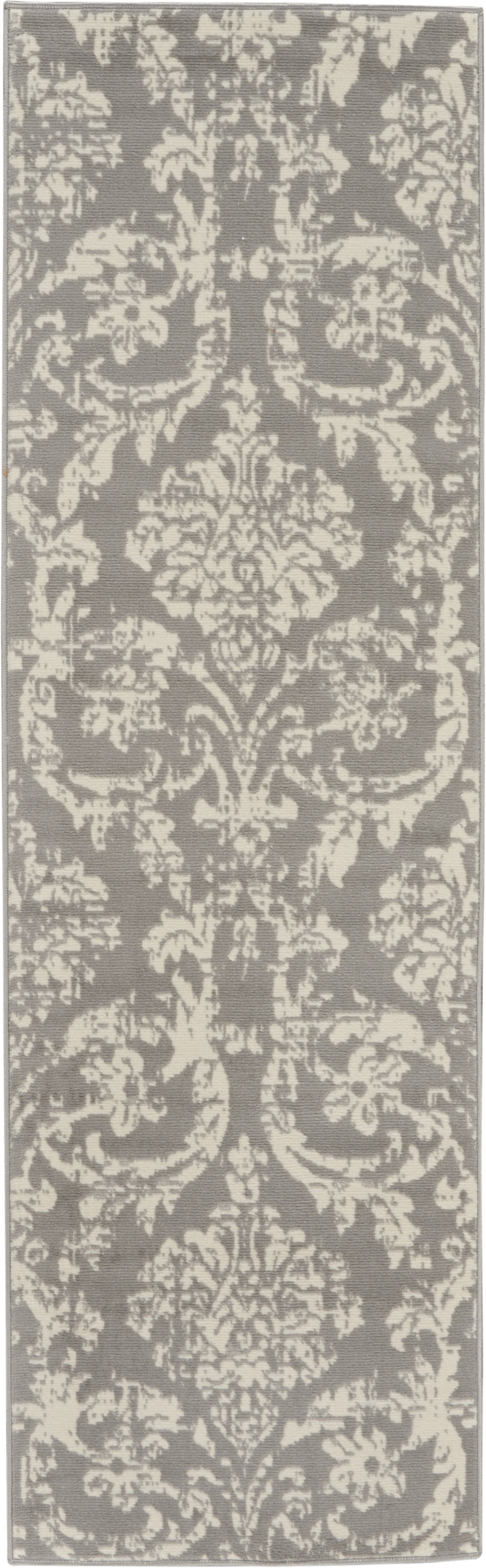 Nourison Jubilant 2' x 6' Grey Vintage Indoor Rug