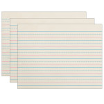 Zaner-Bloser&reg; Newsprint Handwriting Paper, Dotted Midline, Grade K, 3/4" x 3/8" x 3/8" Ruled Long, 10-1/2" x 8", 500 Sheets Per Pack, 3 Packs PACZP2609-3