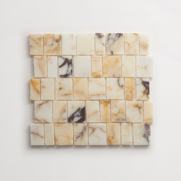 lapidary | rough cut mosaic sheet | calacatta viola (standard joint) 