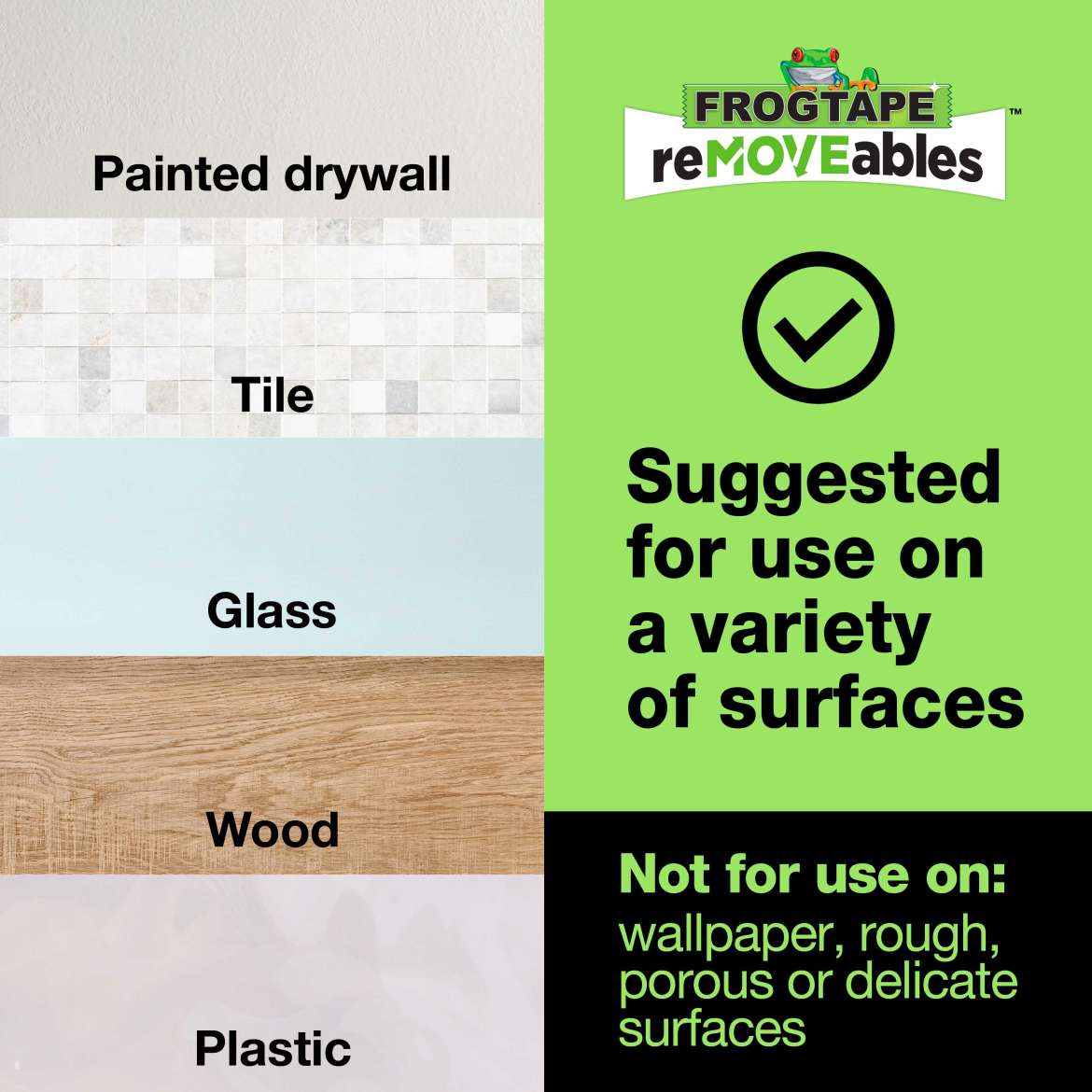FrogTape reMOVEables™ Poster Strips Application Image 5