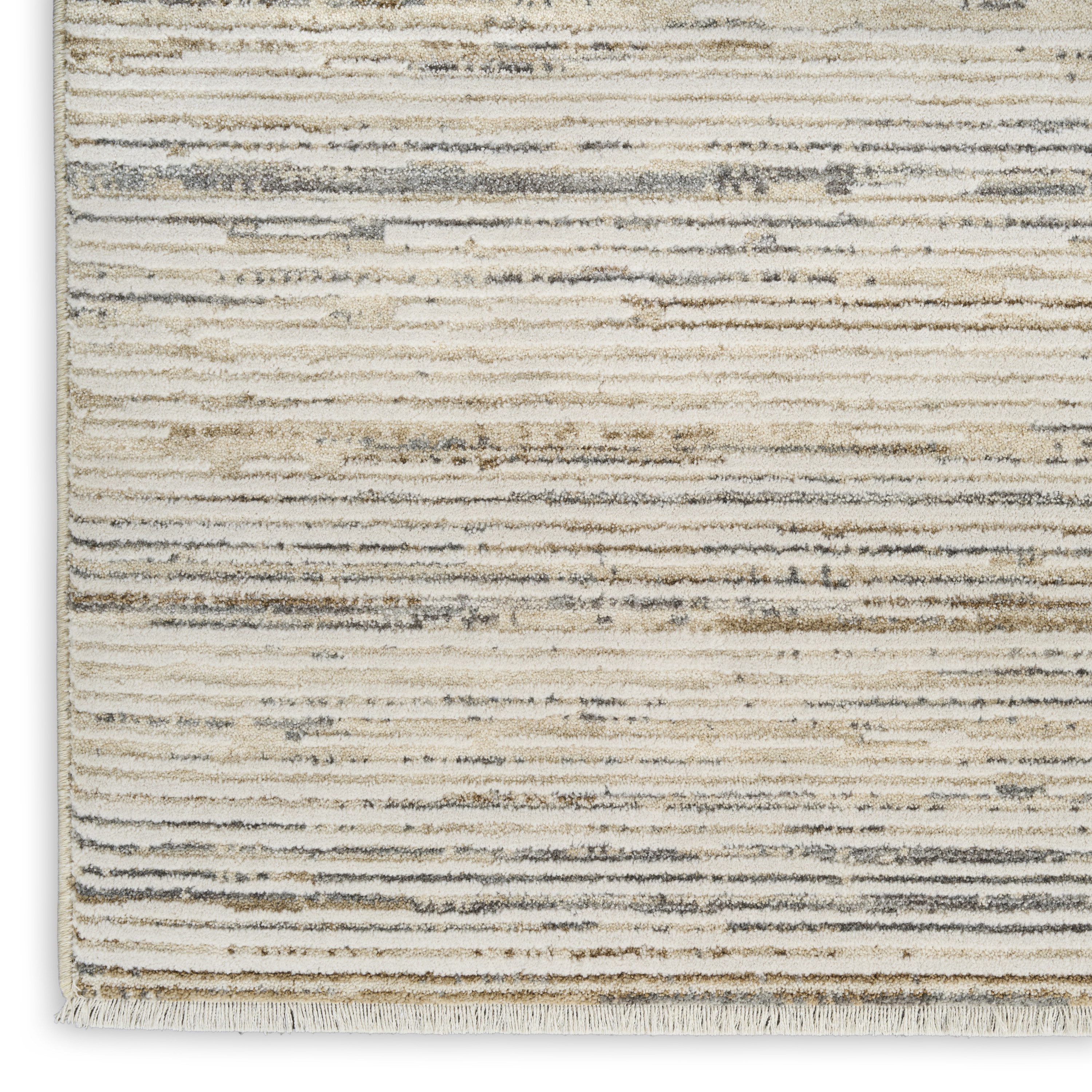 Calvin Klein CK078 Summit 3'11" x 5'11" Ivory Multicolor Modern Indoor Rug