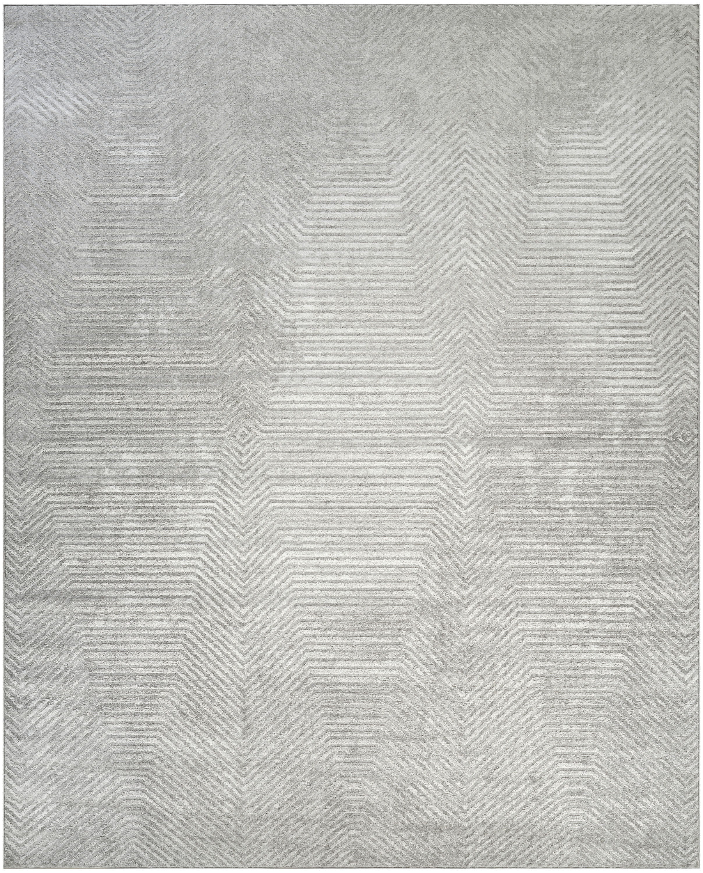 Nourison Dekor 7'10" x 9'10" Grey Vintage Indoor Rug