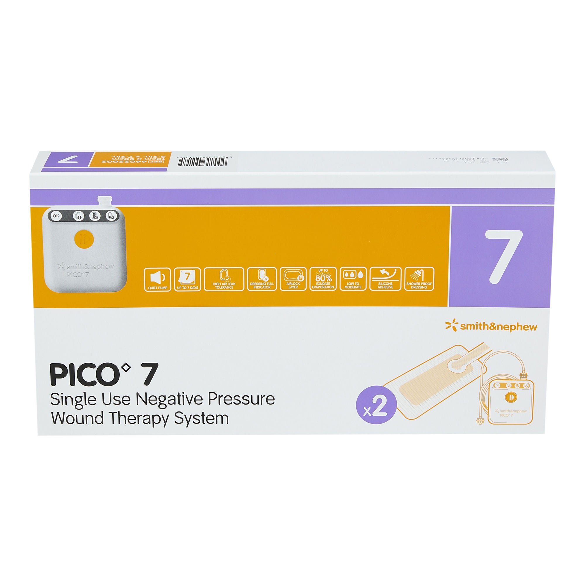 PICO 7 Negative Pressure Wound Therapy Two Dressing Kit