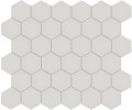 Studio French Gray 2″ Hexagon Mosaic Matte Unglazed