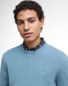 Covent Crew Neck Jumper Bluestone