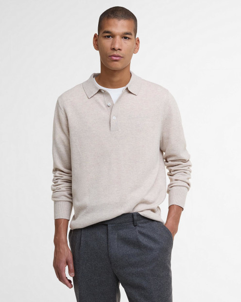 Polo in maglia Hutherston Mist Marl