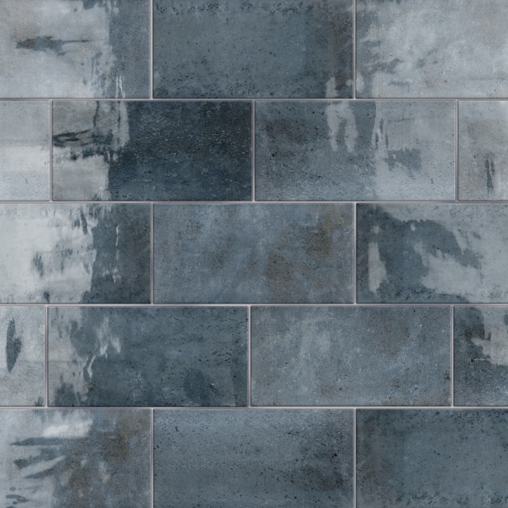 Camden Azurro 4 in. x 8 in. Ceramic Wall Tile