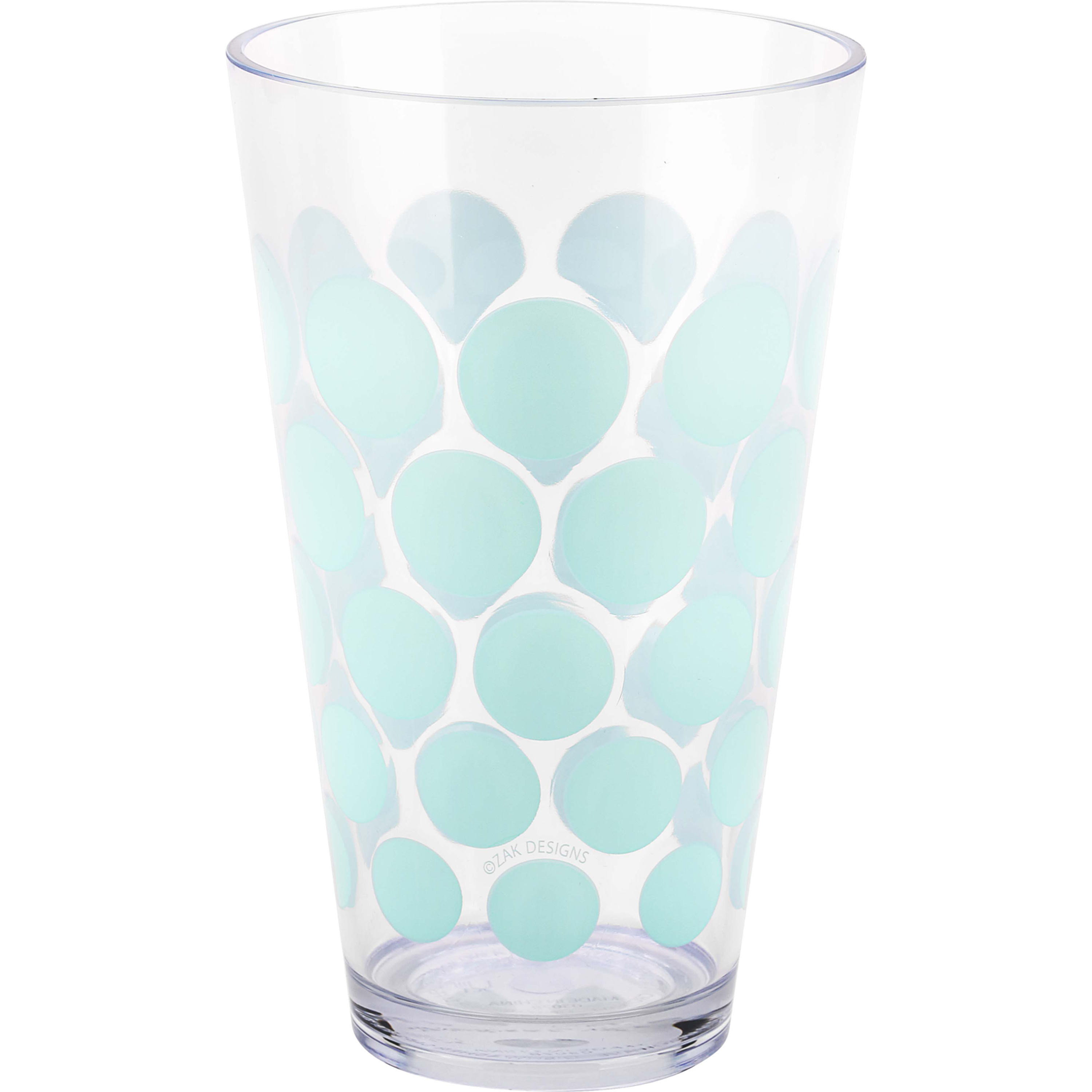Dot Dot 20 ounce Highball Glass, Mint, 6-piece set