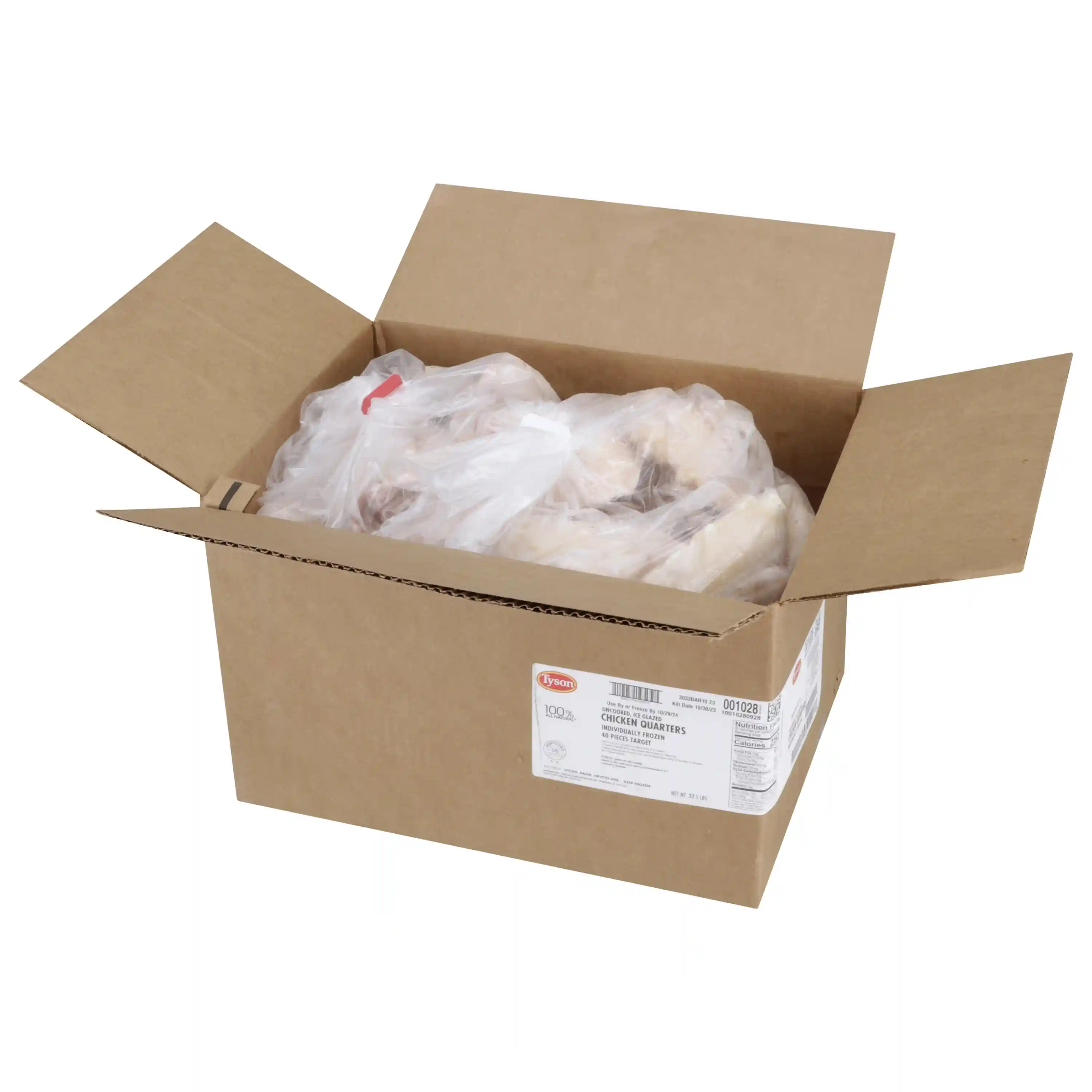 Tyson® All Natural* IF Unbreaded Chicken Quarters_image_4