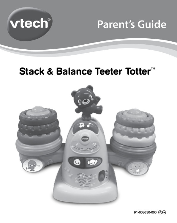 VTech Stack and Balance Teeter Totter, Great Teaching Toy for Toddlers