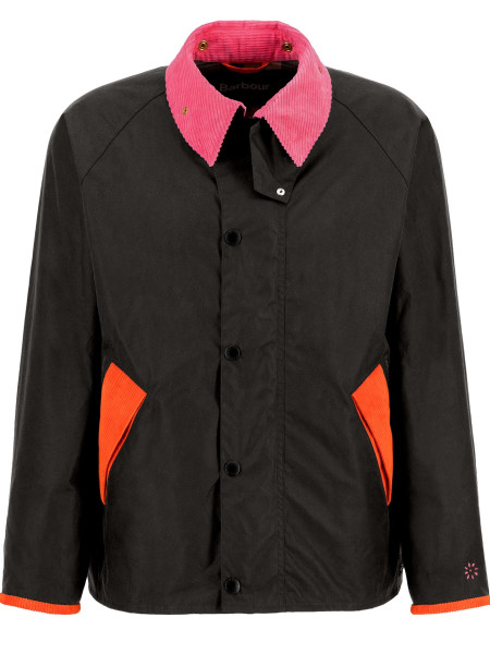 Barbour x Flower Mountain Oversized Transport Waxed Jacket Barbour x Flower Mountain Oversized Transport Waxed Jacket