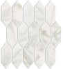 Marble Obsession Arabescato 2×5 Picket Mosaic Satin