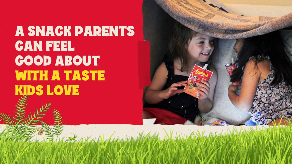 thumbnail video image 2 of Danimals Smoothie Strawberry and Cotton Candy Dairy Drink Smoothie Bottles Multi-Pack, 3.1 oz, 12 Count, 2 of 16