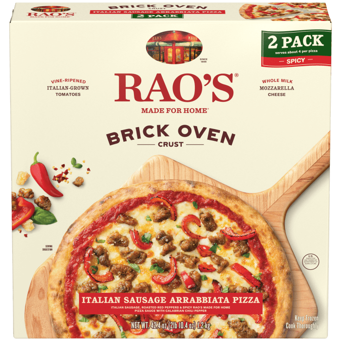 Italian Sausage Arrabbiata Frozen Pizza, 21.2 oz