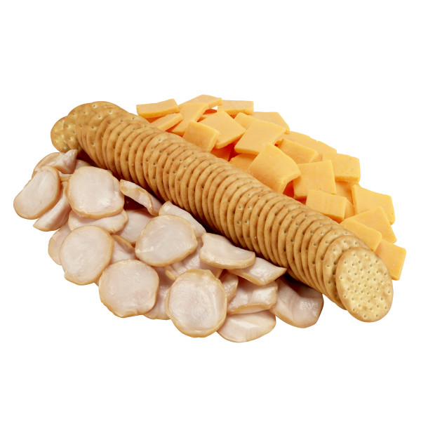 HORMEL GATHERINGS(r) Snack Tray, Turkey & Cheese, 6/14 oz. . C1C0 - Front Center Out of Package (Hi Res)