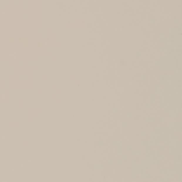 Beige painted wall (smooth, matte) occupying the entire frame, evenly lit and showing slight subtle speckling; close-up view with neutral indoor lighting, minimalistic and featureless.