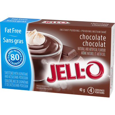 Jell-O Fat Free Chocolate Instant Pudding Mix