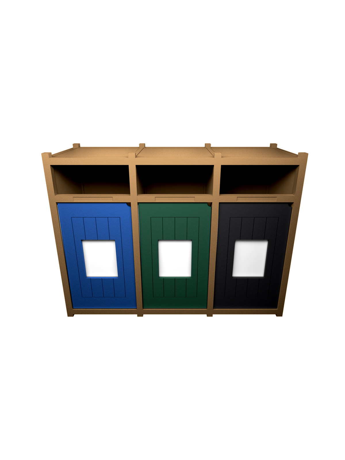 VISION – Triple – Unit – Full – Cedar-Blue-Green-Black