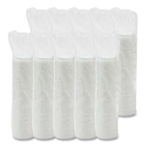 Dart, Cappuccino Dome Sipper Lids, Fits 12 Oz To 24 Oz Cups, White