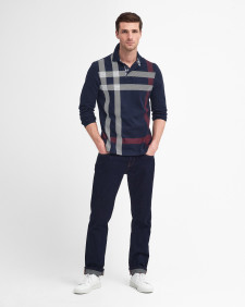 Blaine Tartan Long-Sleeved Polo Shirt 