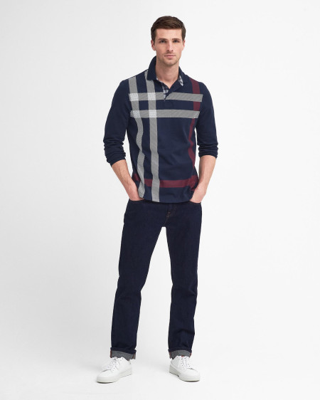 Blaine Tartan Long-Sleeved Polo Shirt