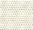 360 Mosaics White 3/4″ Penny Round Mosaic Matte