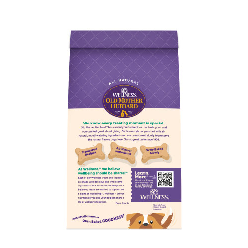 Old Mother Hubbard Classic Minty Fresh Breath (Spearmint, Parsley & Fennel) back packaging