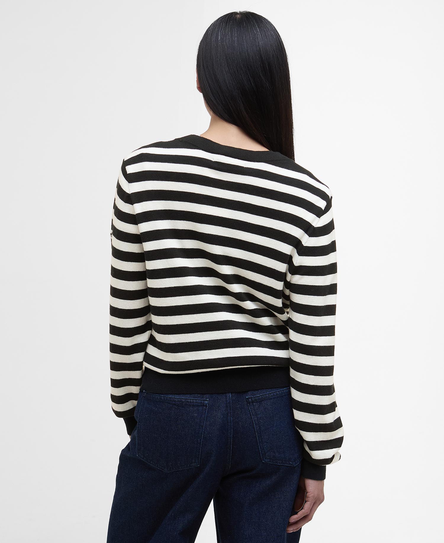 Lois Striped Crew Neck Jumper image number 2