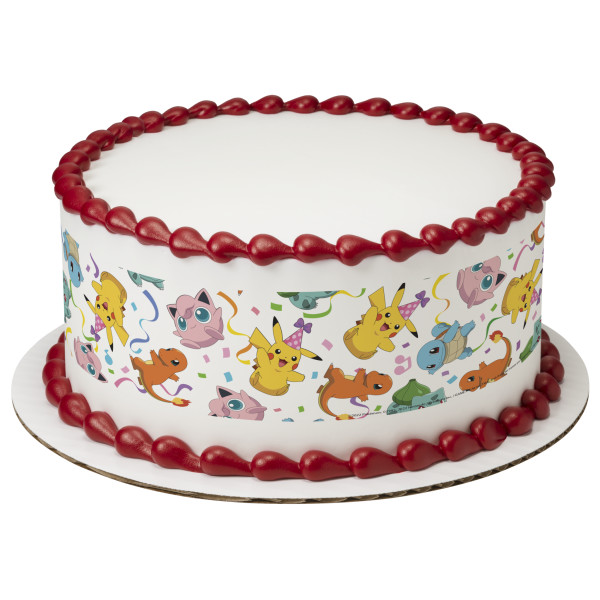 Pokémon Happy Party PhotoCake® Edible Image® Strips