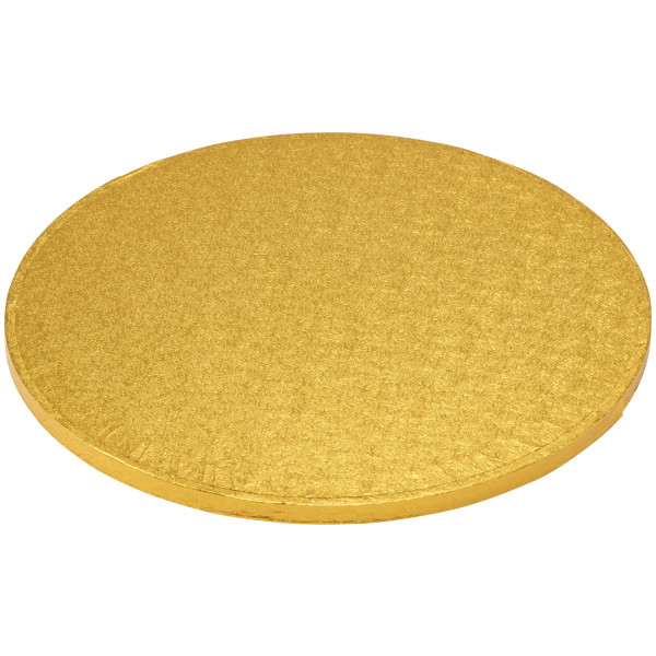 12" Round Gold Foil Cake Board