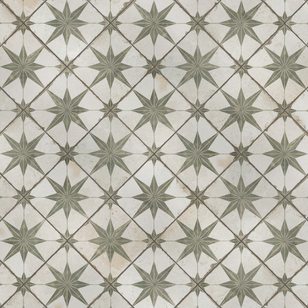 Kings Star Sage 17-5/8 in. x 17-5/8 in. Ceramic Floor and Wall Tile