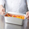 2.5-quart Miramar® contemporary stainless steel third-size food pan
