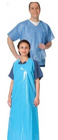 Provider Scrub Shirt Large Blue 2 Pockets Short Sleeve Unisex