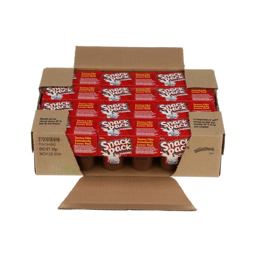 SNACK PACK CHOCOLATE PUDDING 3.5 OZ Conagra Foodservice