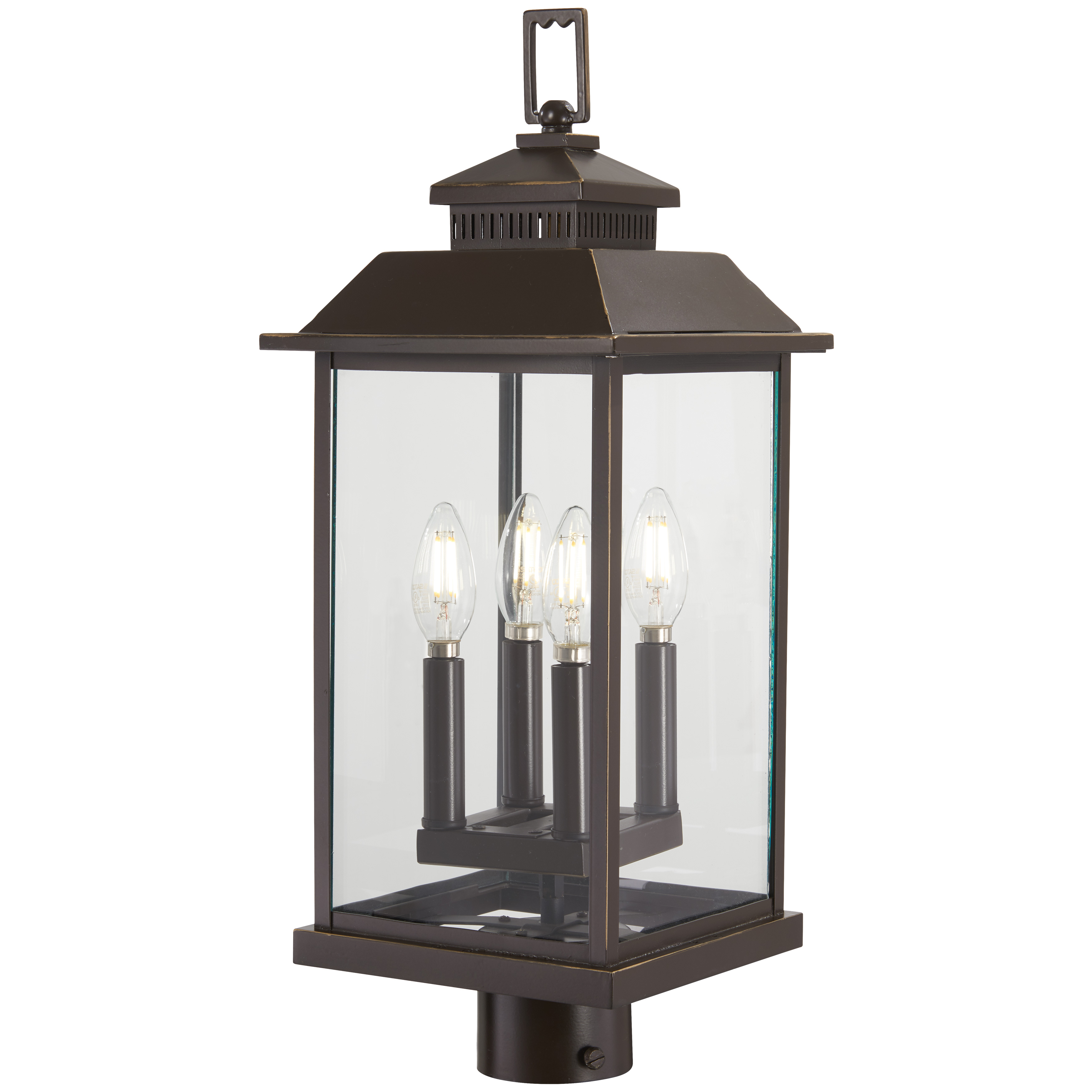 Miner's Loft - 4 Light Post Mount