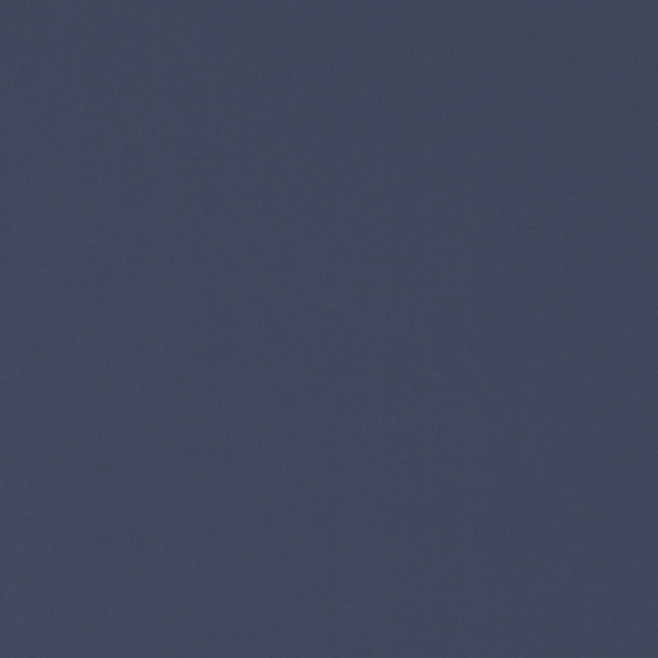 Square plain fabric sample in mid to deep blue.
