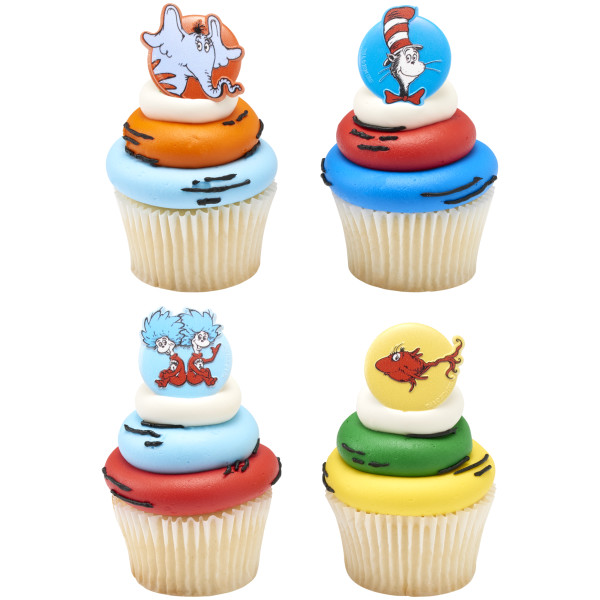 Dr. Seuss Assortment Cupcake Rings