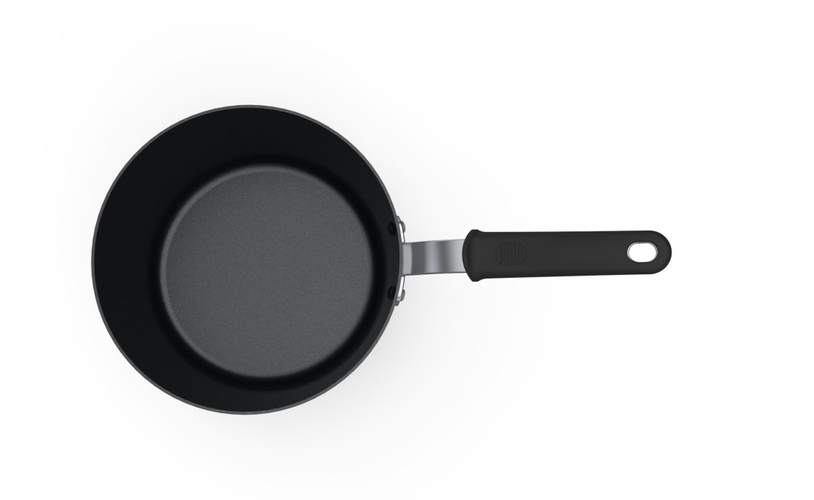 8 ½-quart Wear-Ever® tapered aluminum saucepan with SteelCoat x3™ nonstick coating and silicone handle