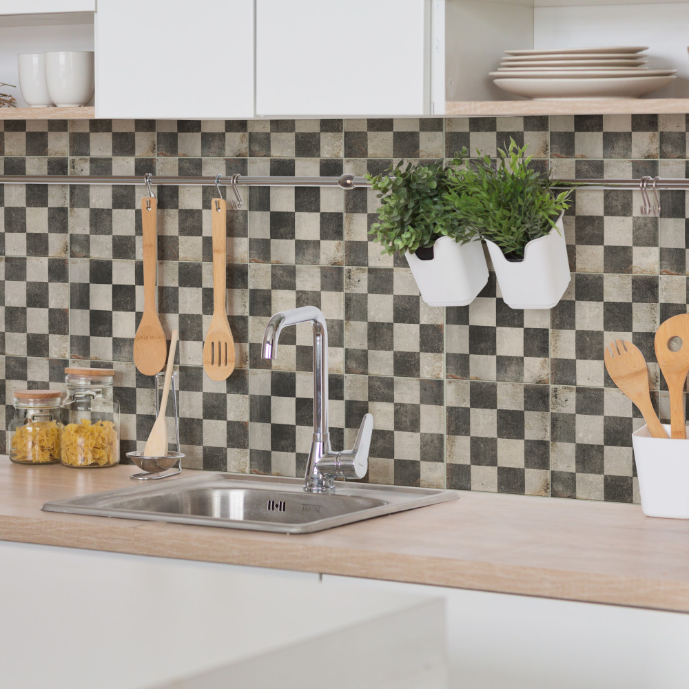 Sample – D’Anticatto Decor Quadrati Porcelain Floor and Wall Tile