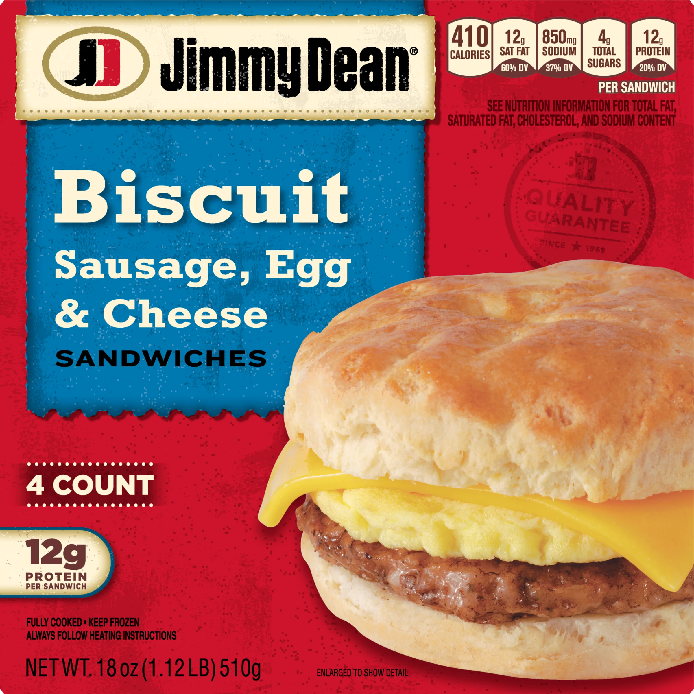 Sausage, Egg & Cheese Biscuit Sandwiches