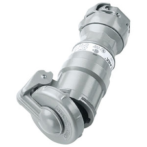 Pin and Sleeve Connector, 60 A, 250 V dc, 600 V ac, 4-Pole, 3-Wire