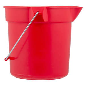 Rubbermaid Commercial, BRUTE, 10qt, Pail, Red